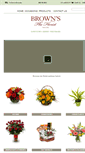 Mobile Screenshot of brownsflorist.com